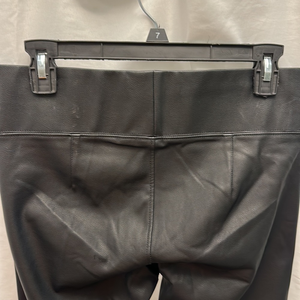 David Lerner New York size S faux leather pants high rise - Picture 8 of 13